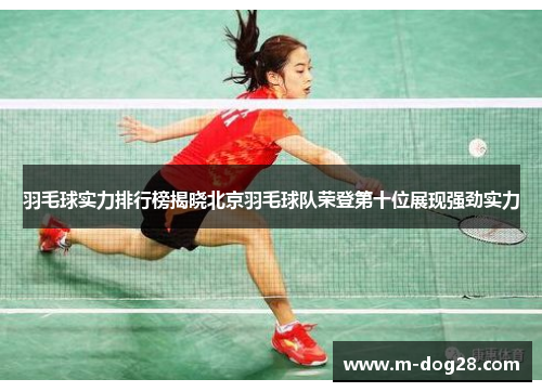 羽毛球实力排行榜揭晓北京羽毛球队荣登第十位展现强劲实力