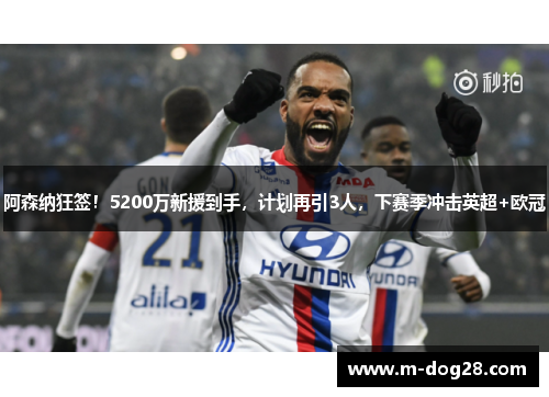 阿森纳狂签！5200万新援到手，计划再引3人，下赛季冲击英超+欧冠